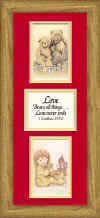 Click here: "Love bears all things . . . love never ends. 1 Corinthians 13:7,8