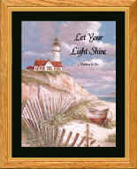 Click here: "Let your light shine. Matthew 5:16a"