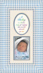 "A baby is God's way of saying the world should go on"  For 2" x 3" Wallet Photo