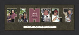 "Family" Perfect for 4" x 6" Photos. "As for me and my house we will serve the Lord. Joshua 24:15"